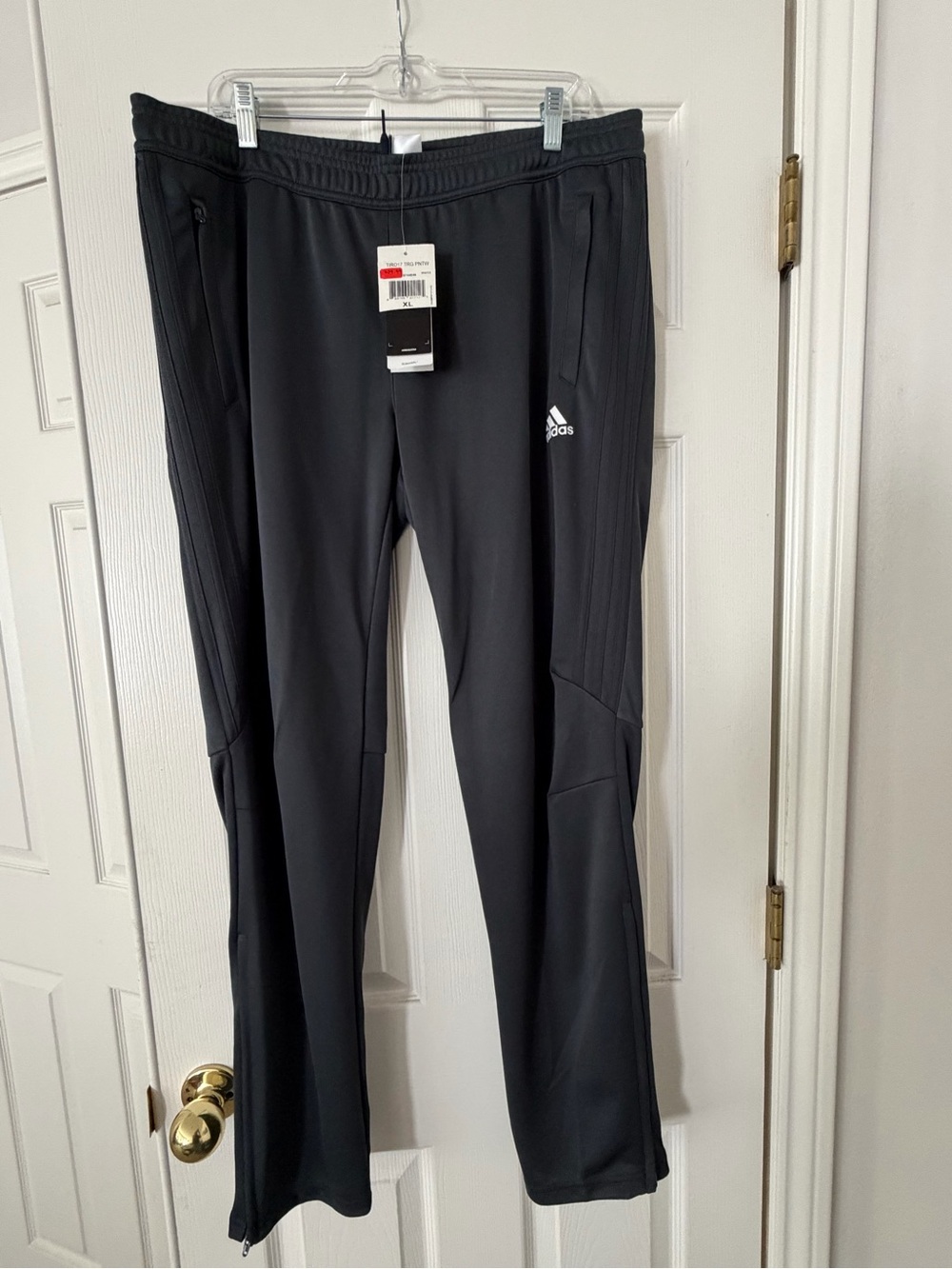 adidas Black Women's Athletic Joggers with Zip Pockets